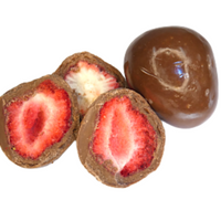 Chocolate Coated Freeze Dried Strawberries