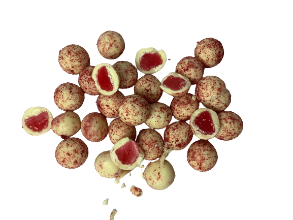 White Chocolate Raspberry Jellies