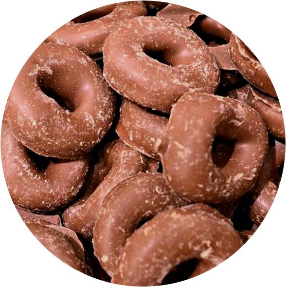 Milk Chocolate Aniseed Rings